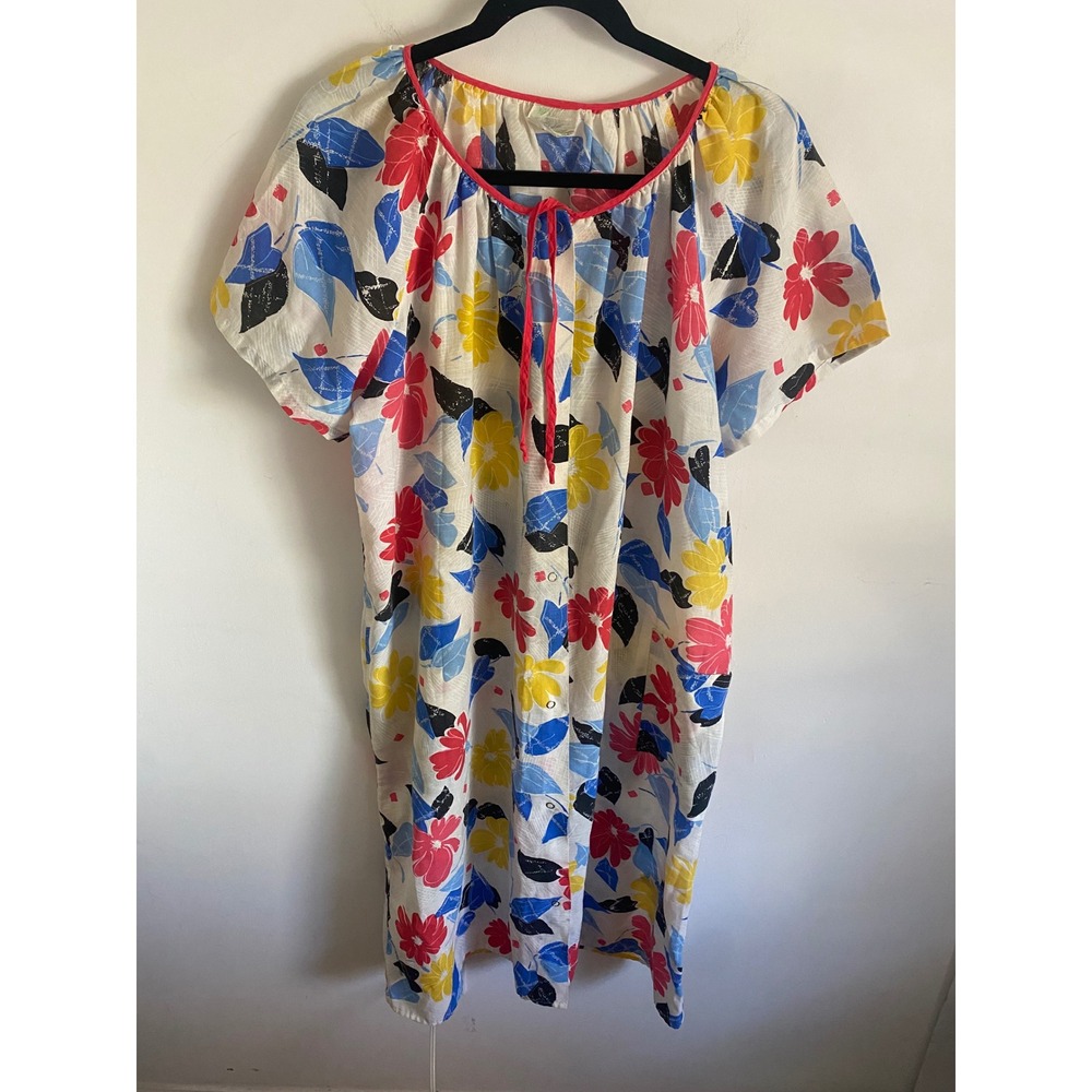 Hedy Lin Vintage‎ House Coat Nightgown Made in USA